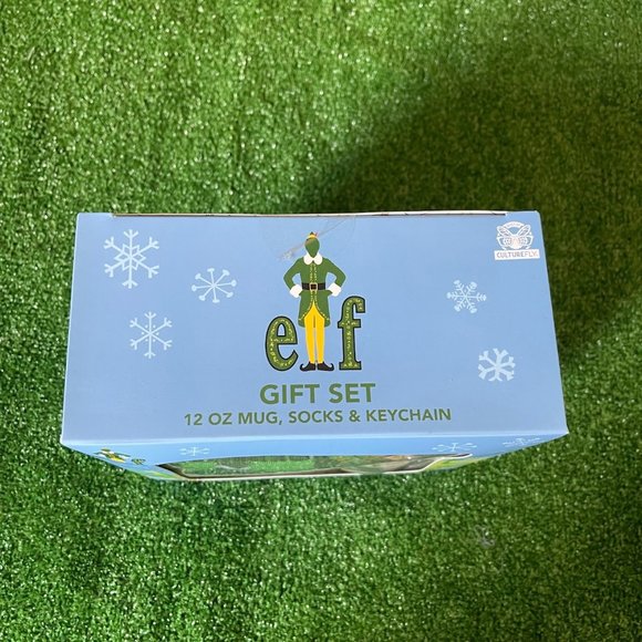 Buddy The Elf Holidays 3 Piece Gift Set 12 oz. Mug, Crew Socks, and Keychain NEW - Picture 14 of 14